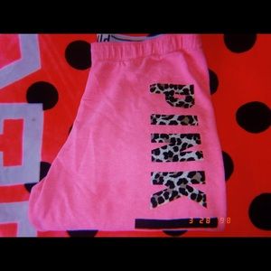 Pink sweatpants